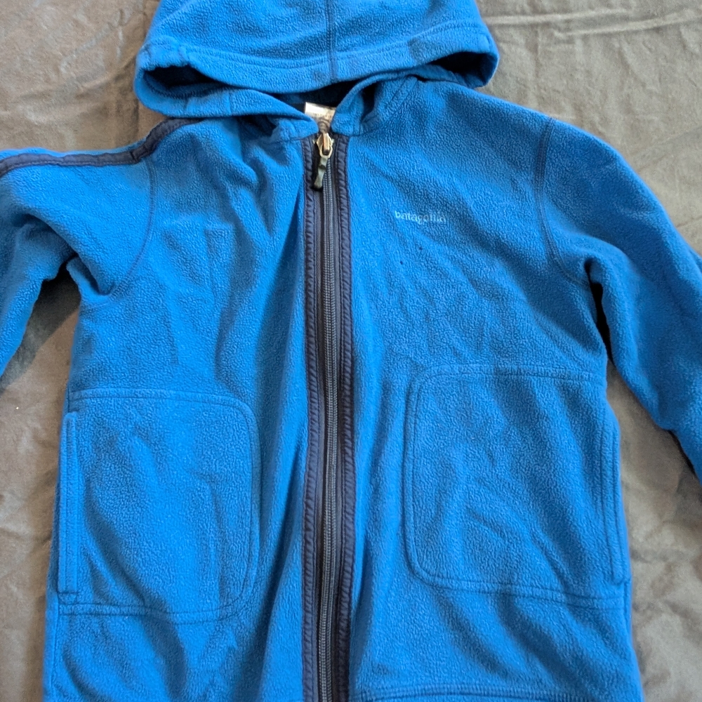 Blue Kids Fleece Hoodie